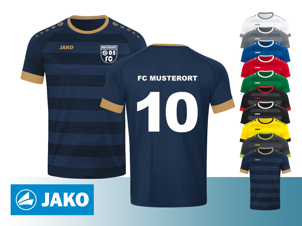 JAKO Trikot Celtic Melange Kurzarm inkl. Druck