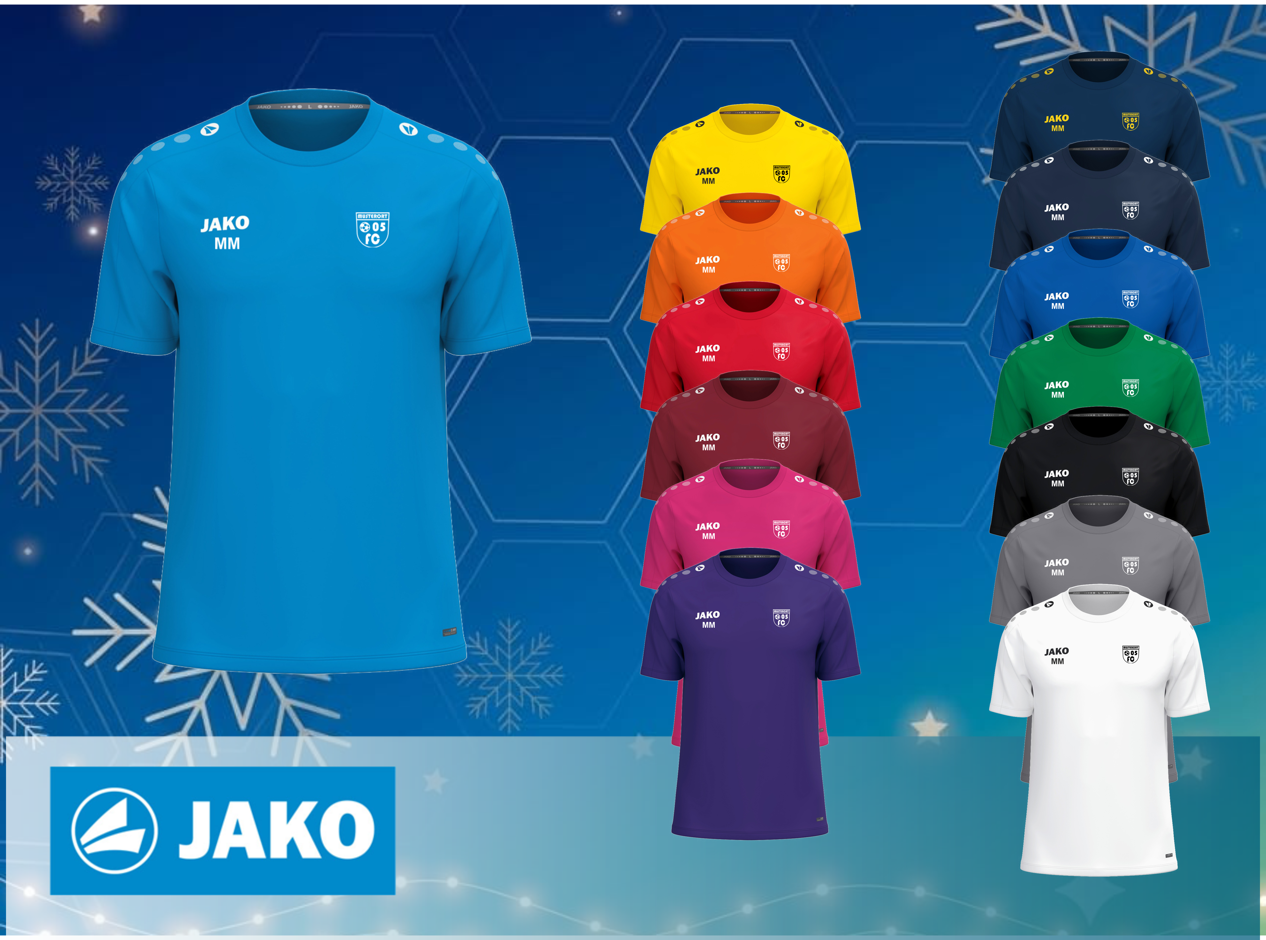 JAKO T-Shirt One inkl. Druck Weihnachtsangebot