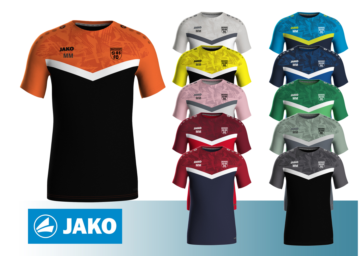 JAKO T-Shirt Iconic inkl. Druck