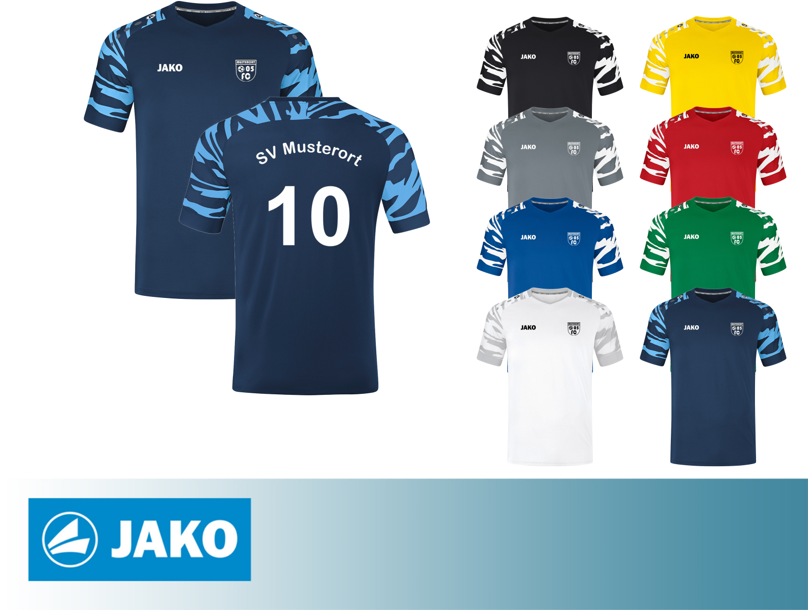 JAKO Trikot Wild Kurzarm inkl. Druck
