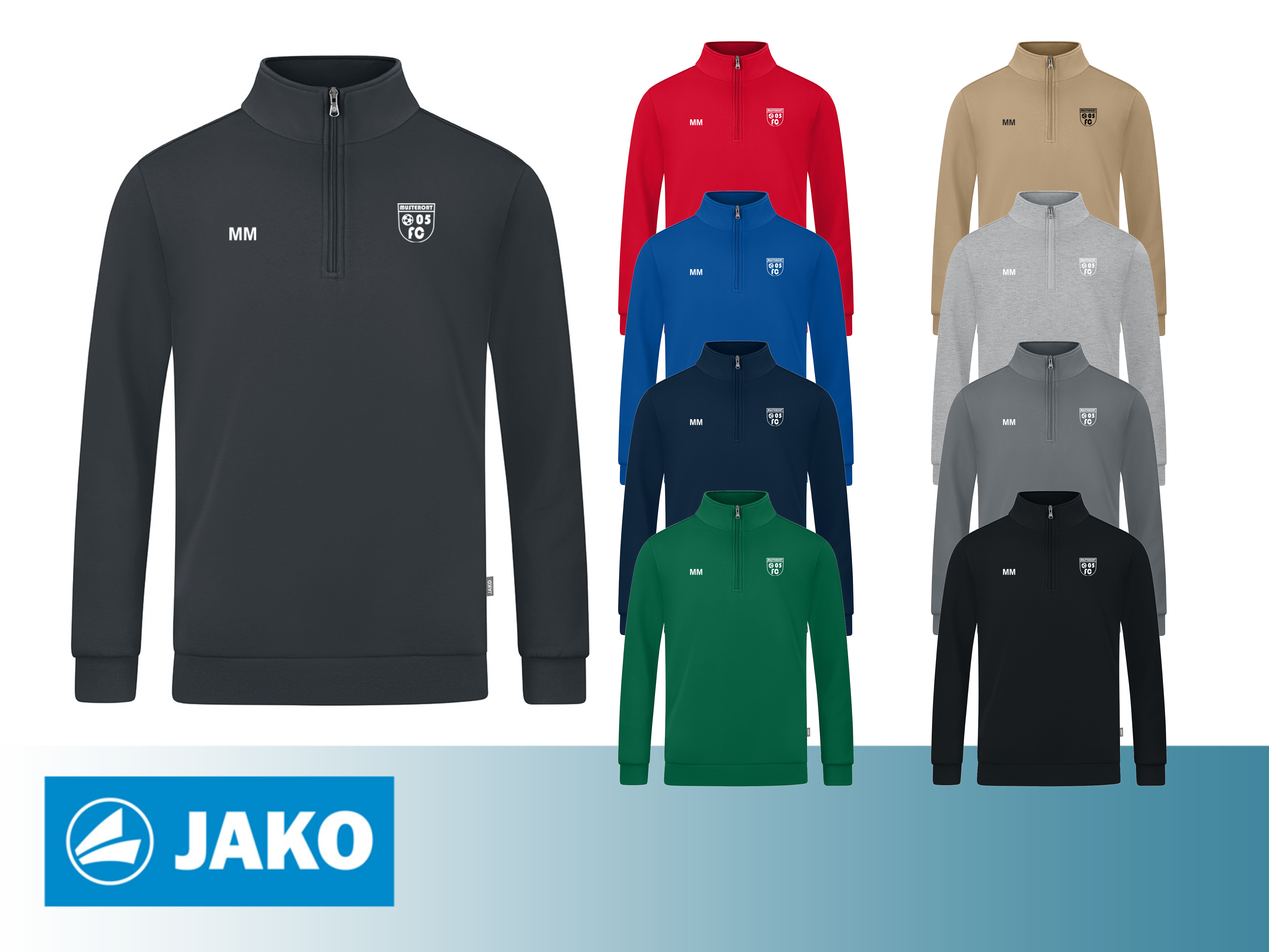 JAKO Ziptop Organic inkl. Druck