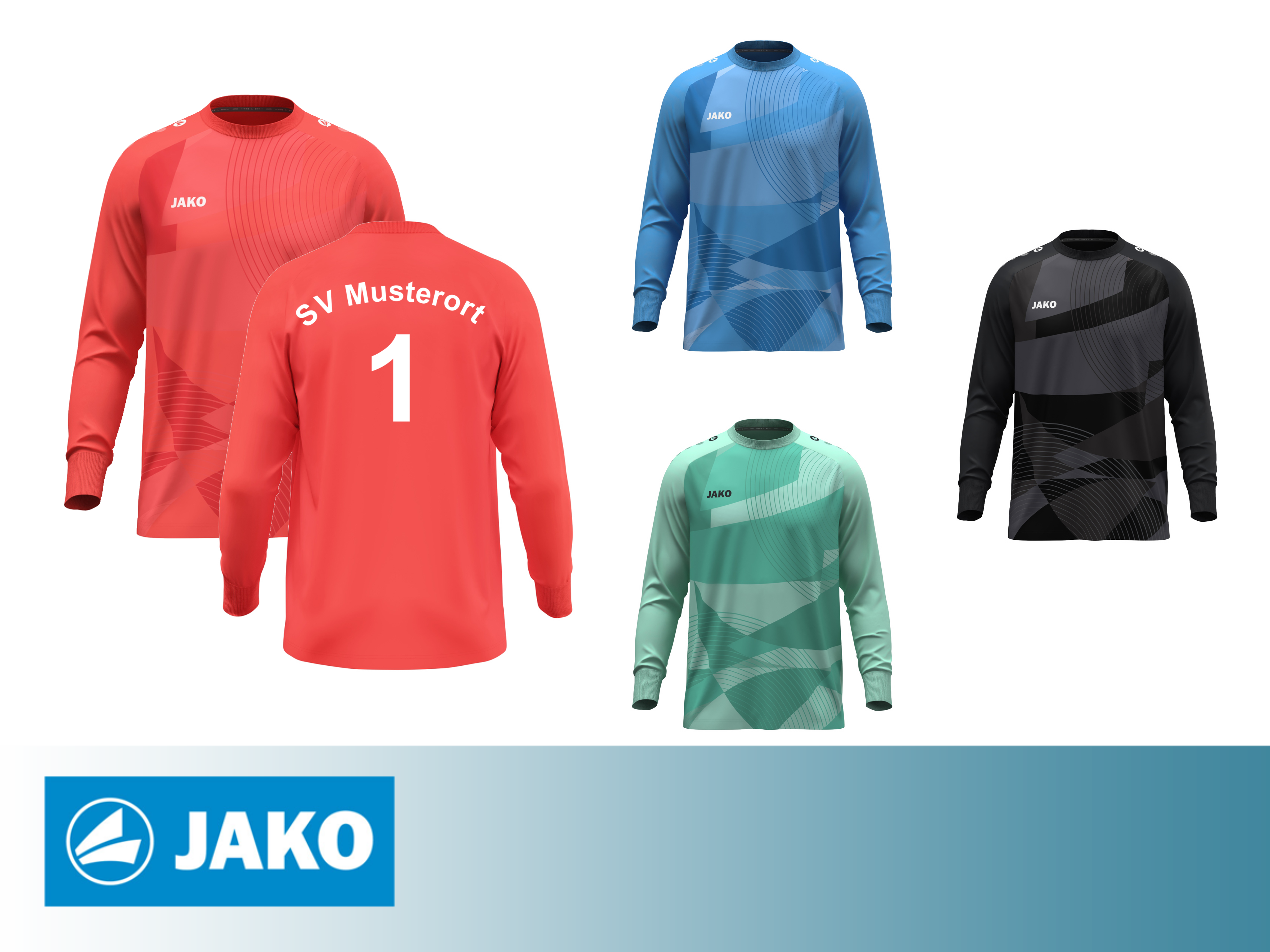 JAKO Torwart-Trikot River inkl. Druck