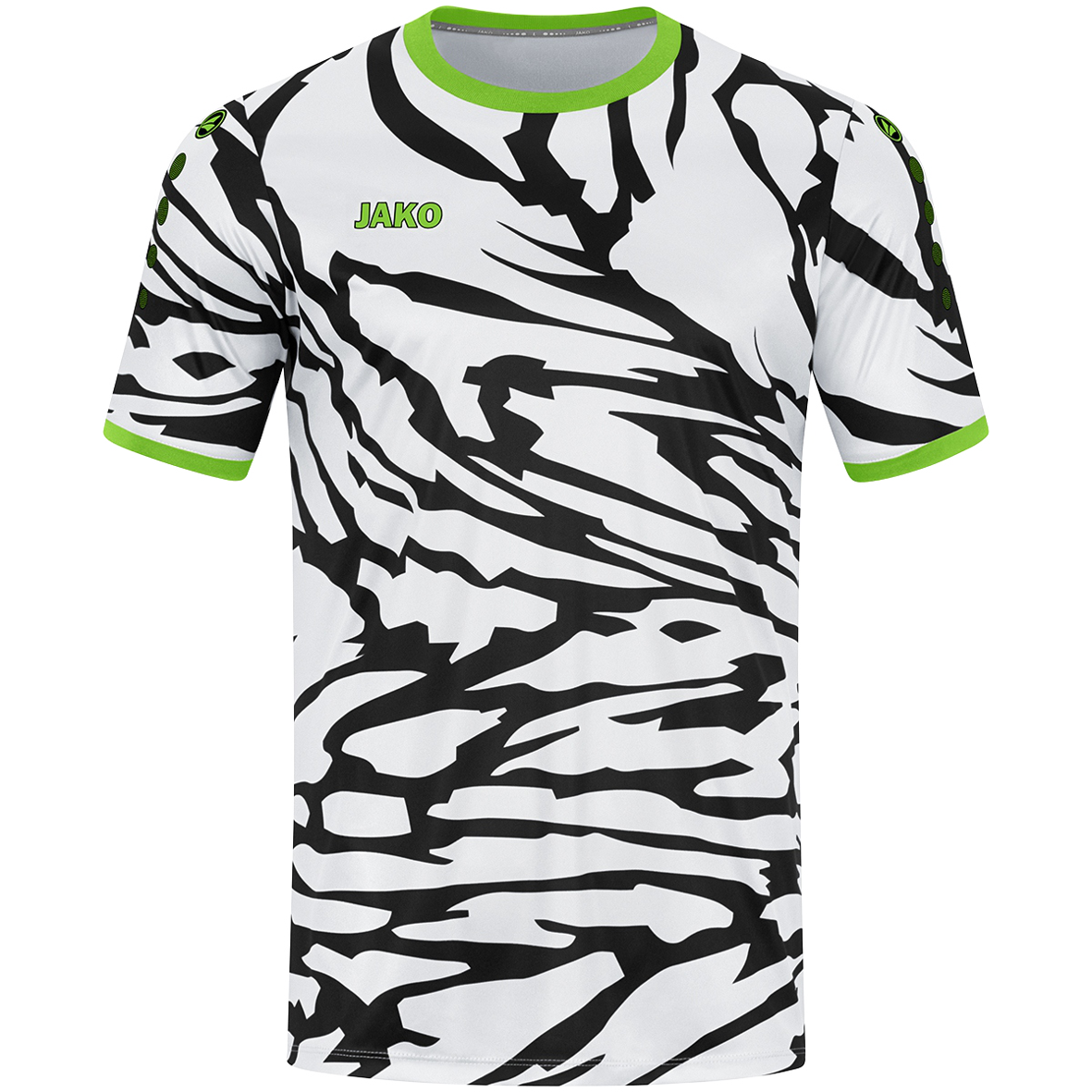 weiß-schwarz-neongrün
