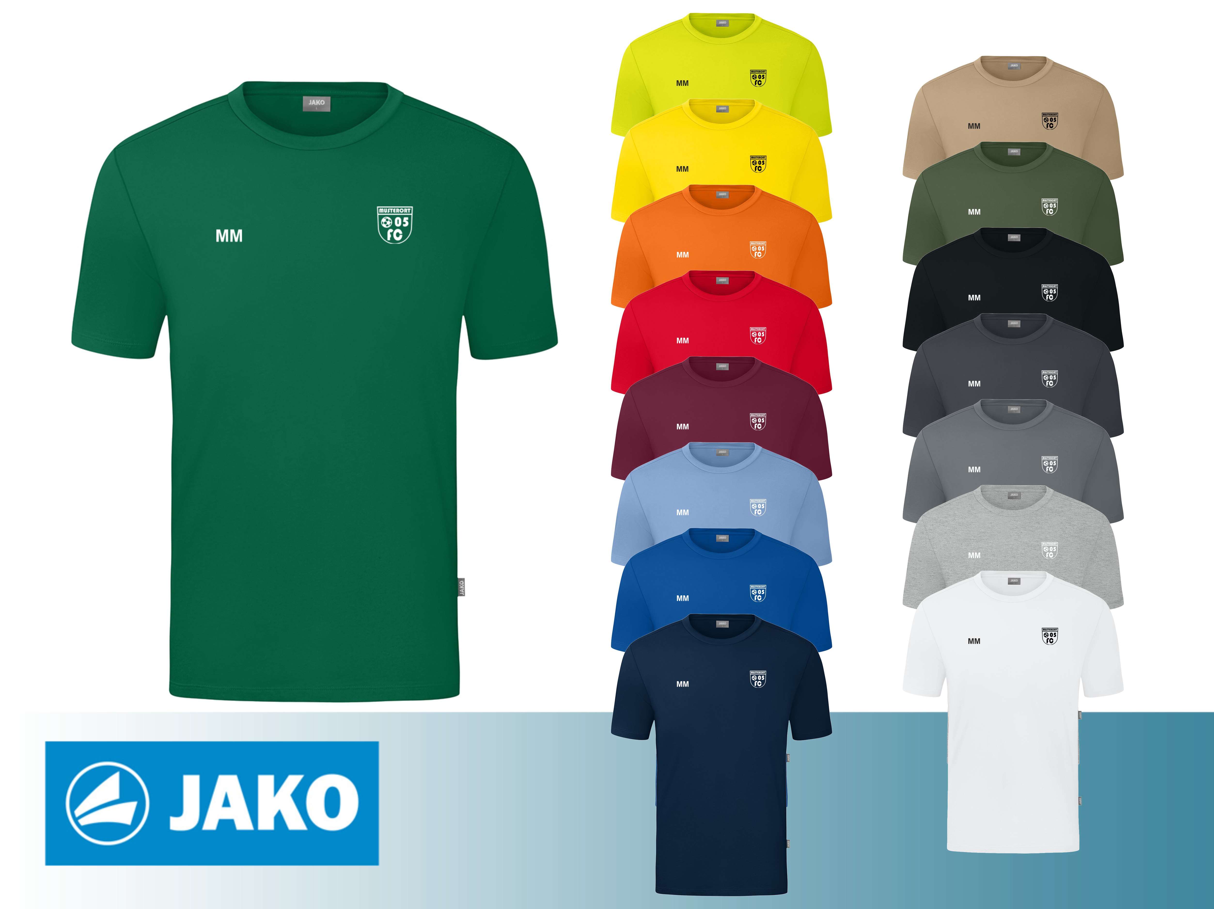 JAKO T-Shirt Organic inkl. Druck