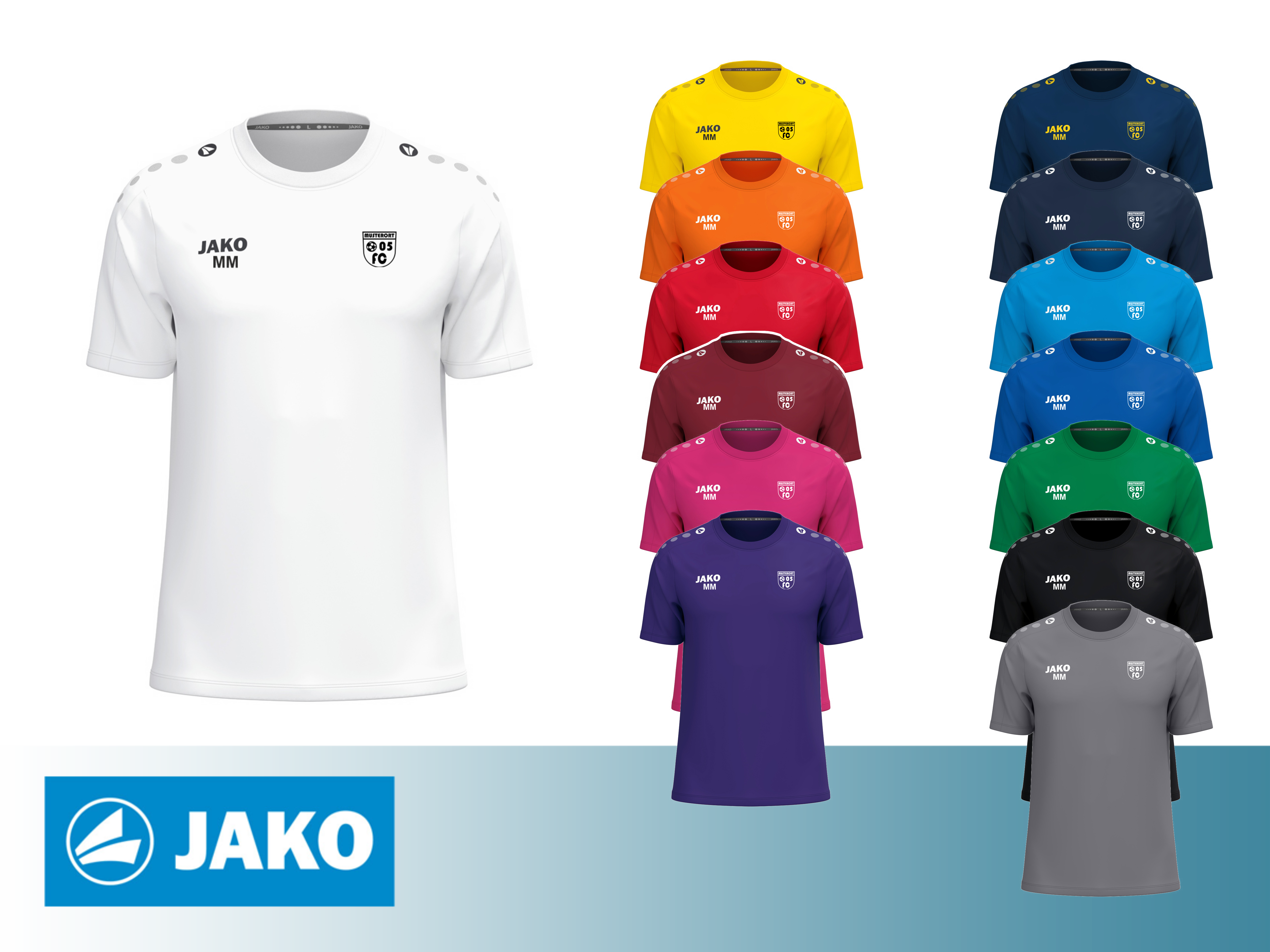 JAKO T-Shirt One Cotton inkl. Druck